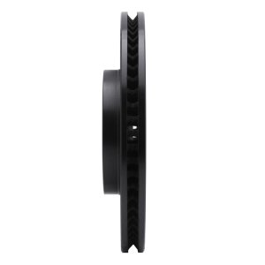 BMW 125i Brake Rotor (1) - Rear Right - R1 Concepts - Drilled & Slotted - Black - `08-`13